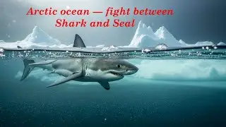 A FIGHT BETWEEN BLUE SHARK n SEAL &mdash; ARCTIC OCEAN