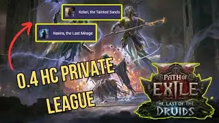 🔴 LIVE  - POE 2 0.4 - Timmys Private HC League Start -  Djin Starter