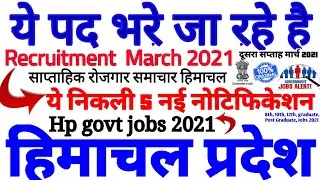 HP GOVT JOBS WEEKLY UPDATES MARCH 2021, HIMACHAL GOVERNMENT JOBS 2021, HPPSC IIM, IIT, ESIC, JOA,