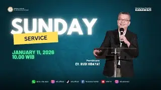 🔴 Sunday Service Online | 11 Januari 2026 | Ev. Rudi Hidayat