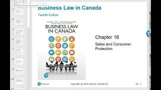 Chapter 16 - Sales and Consumer Protection