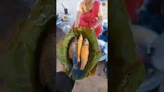🏹 आदिवासी style में देसी Reva Fish Fry । Namkum Bajar #shorts #fishfry