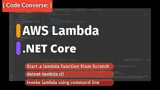AWS Lambda using .NET Core 3.1 -  First lambda function | Getting Started | Beginner Level