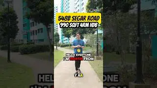 🏠548B Segar Road 4 Rm HDB FOR SALE! Super High Floor Windy ! ❤️❤️ #hdb #segar #realestate #resale