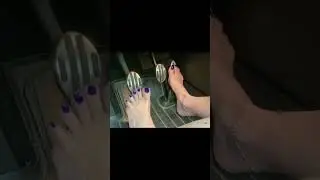 Bare feet driving    #feet #trending #feetnail #toes #heels #legs #soles #fypシ゚viral #music #shorts