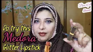 Помада с блестками || Обзор помады Medora Glittery от Beautifully Blessed