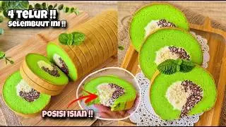 PERHATIKAN CARA PEMANGGANGAN ‼️ BERHASIL BUAT BOLU GULUNG PANDAN ISI CREAM MESES DAN KEJU ‼️