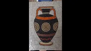 Mosaic Greek Amphora 14