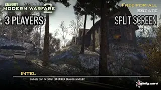 Call of Duty MW2 | 3 PLAYERS | Free For All | Map: ESTATE! (PS3 1080p)
