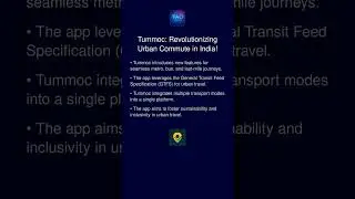 Tummoc: Revolutionizing Urban Commute in India!