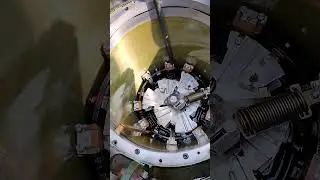 Inside OLTC. Suction valve pipe. Special Nut driver.