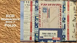 Folio Journal Using Reminiscence Book 7  - Elizabethcraftdesigns