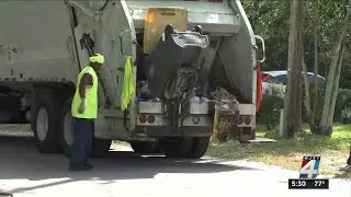 Use of recycling containers for regular trash pickup causing confusion