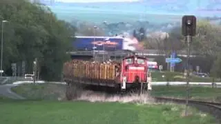 BÜ Butzbach Feld mit V 60