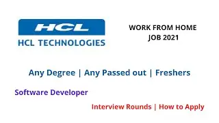 HCL Virtual Recruitment 2021 | With & Without Coding | HCL Recruitment Jobs | How to Apply