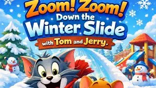 Zoom! Zoom! Down the Winter Slide with Tom and Jerry