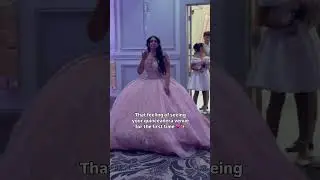 Quincea&ntilde;era reacts to her venue, so cute ! 😭 #dj #shorts #quincea&ntilde;era