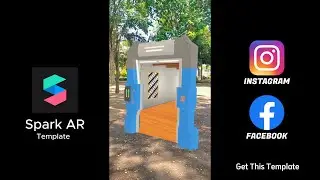 Augmented Reality Virtual Exhibition Portal Spark AR Studio Template