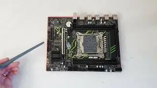 Распаковка материнской платы X99-XD3 DDR3 LGA 2011-3 с процессором E5-2696 V4.