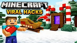 TESTING MINECRAFT BUILD HACKS 🤓 MINECRAFT VIRAL HACKS