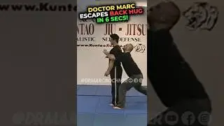 Doctor Marc escapes back hug in 5 seconds #jiujitsu #jiujitsutechnique #doctormarcbochner