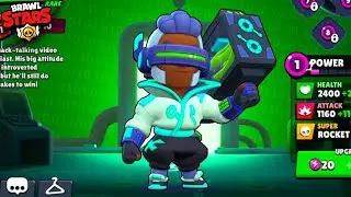 I HAVE THE AMAZING HACKER BROCK SKIN IN BRAWLSTARS!
