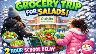School Delay Day ❄️ | First Day Out After the Snowstorm 🛒