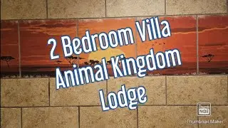 2 Bedroom Villa Tour Animal Kingdom Lodge Kidani Village 