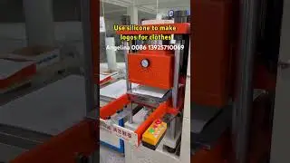 3D silicon heat transfer labels for clothes