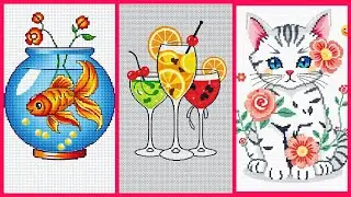 Unique Cross stitch embroidery design //New Cross Stitch patterns For Everything