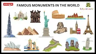 Landmarks of the world | Famous monuments| Famous landmarks for kids | Wonders of the world| English