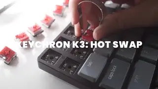 Keychron K3 Optical Red Switch Mods (Hot-Swap Example) 4K