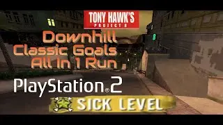 Tony Hawk&rsquo;s Project 8 - PS2 Walkthrough (Sick Difficulty) # Downhill - Classic - All Goals In 1 Run