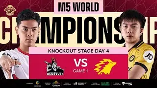 (FIL) M5 Knockouts Day 4 | DEVU vs ONIC | Game 1