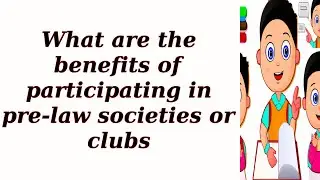What are the benefits of participating in pre-law societies or clubs