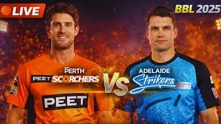 🔴 LIVE | 134 CHASED IN 12 OVERS 😱 | Perth Scorchers DESTROY Strikers |BBL2025|Cricket26|PS5