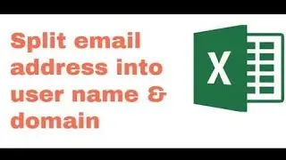Seperate User name & domain from Mail Id - educational purpose #shorts #excel #mail #link #ccc