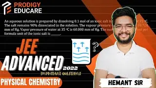 JEE ADVANCED 2022 Chemistry Paper 2 Question 2 || An aqueous solution is prepared by dissolving ...