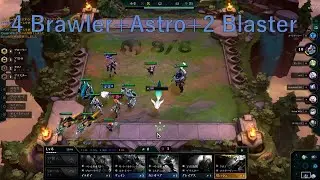 TFT(2020/7/19)　Dia 1(4 Brawler+Astro+2 Blaster)　Rank3