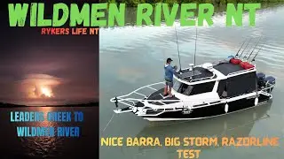 LEDERS TO WILDMEN NORTHERN TERRITORY BARRA STORMS RUNOFF BOAT TEST
