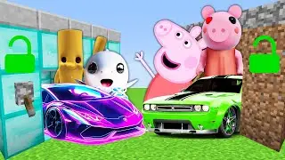 BABY BRAİNROT GARAJ VS PEPPA PİG GARAJ 😱 - Minecraft
