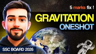 Gravitation Class 10 || Complete CHAPTER IN ONE SHOT || SSC Board Book Covered | Marathi one shot