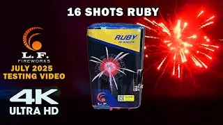 16 shots RUBY by Leegendary Fireworks #Fireworks #feuerwerk  #pyro  #kembangapi
