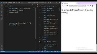 Converting String To Upper And Lower Case in JavaScript @EMECHICODE