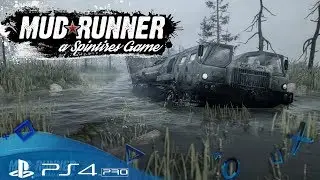 Spintires: MudRunner PS4 🇩🇪 - Der Tank muss ran - Let&acute;s Play MudRunner Deutsch