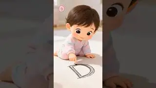 Letter D | ABC Learning for Toddlers 🐶🦆 #shorts