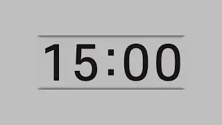 15 Minute Timer - Slide Down Effect