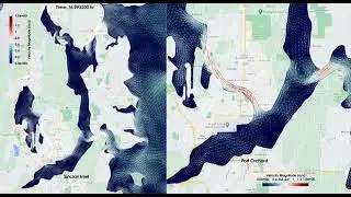 Surface Currents Around Sinclair Inlet, WA