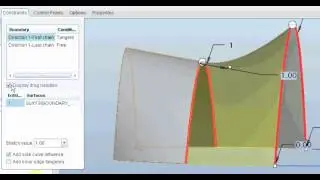 Side Curve Inluence PTC Creo: