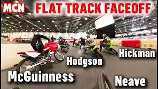 Legends Flat Track Race! | McGuinness vs Hodgson vs Hickman vs Neave | MCN